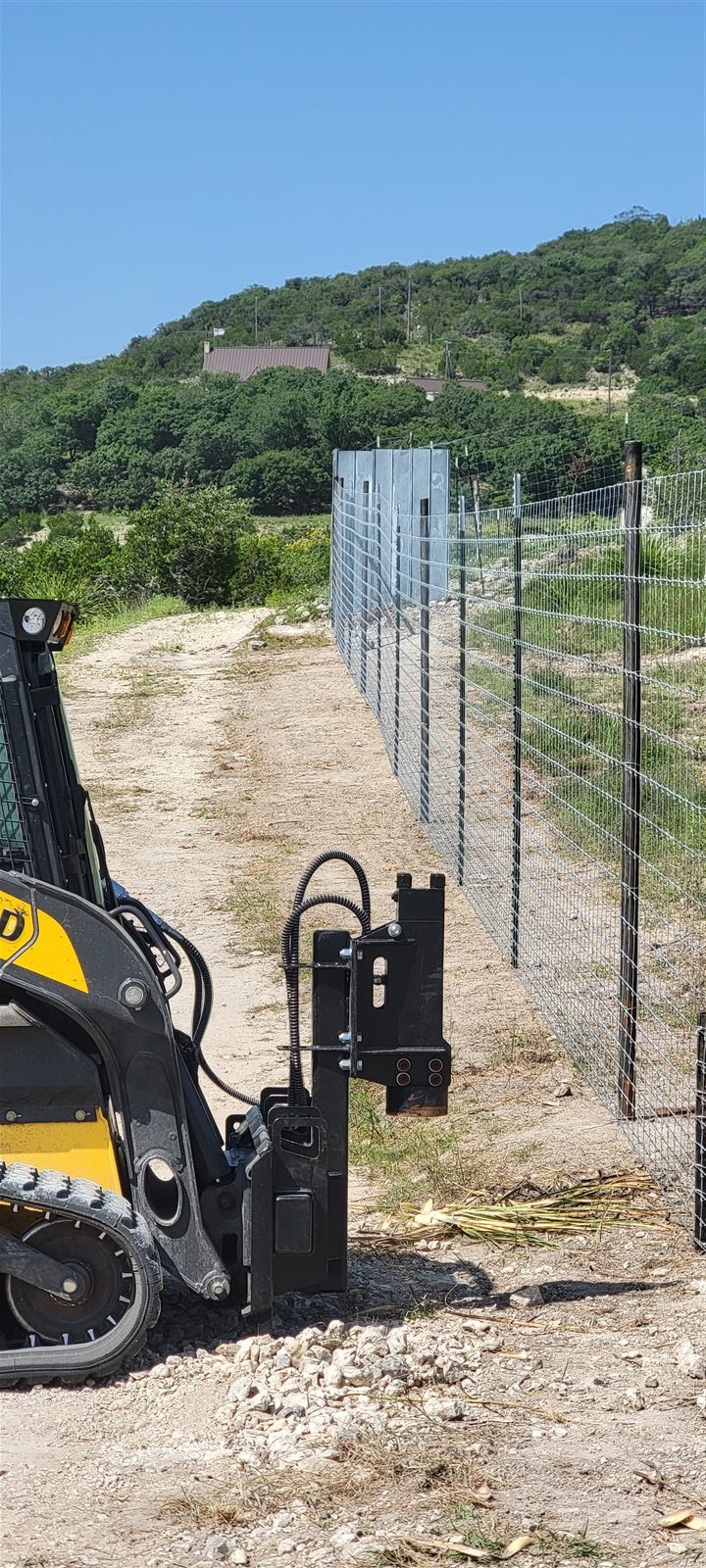 Ranch and wildlife fence installation